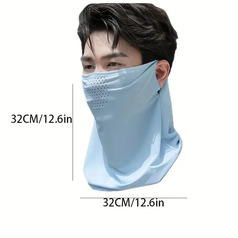 UPF 50+ UV Protection Scarf Face Mask – Outdoor Sun Shield Sun Protection Scarf Nixie