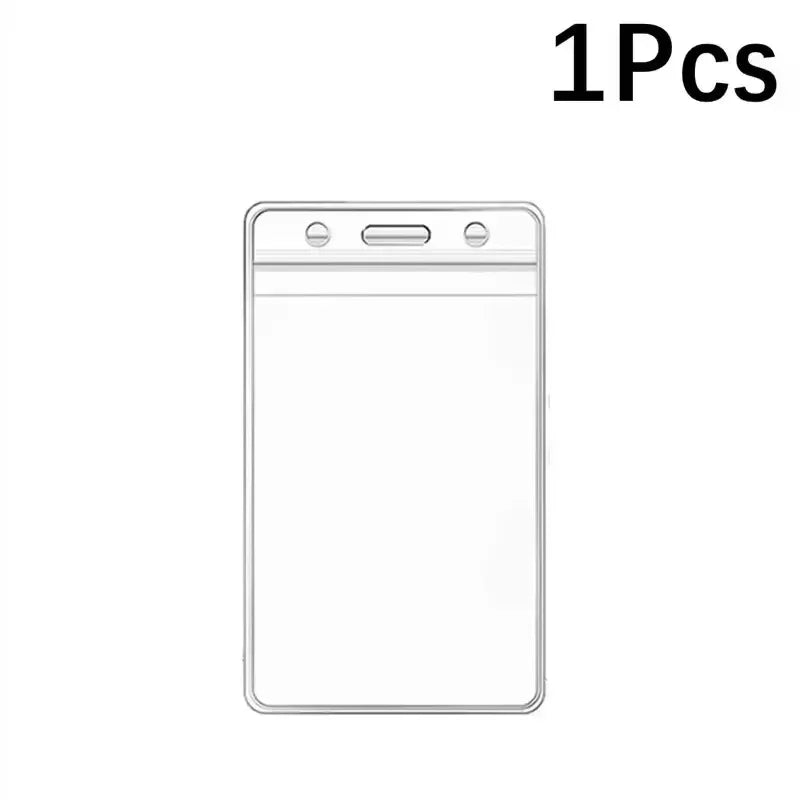 Transparent Waterproof ID Badge Holders with Resealable Zip ID Badge Holder Nixie A-Clear 1PCS