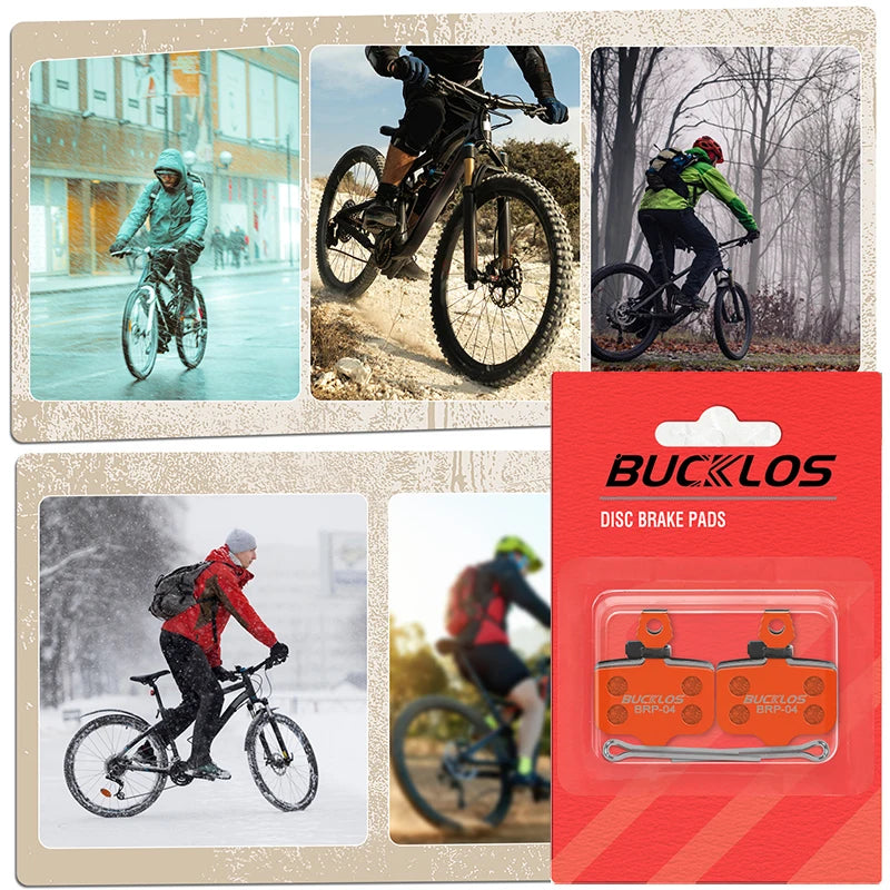 BUCKLOS MTB Disc Brake Pads Multi-Metallic SRAM AVID ELIXIR Disc Brake Pads Nixie