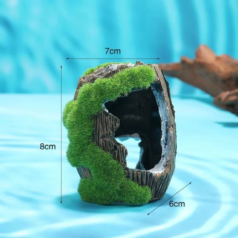 Resin Fish Hiding Cave Aquarium Tank Ornament Decoration Aquarium Cave Ornament Nixie A1