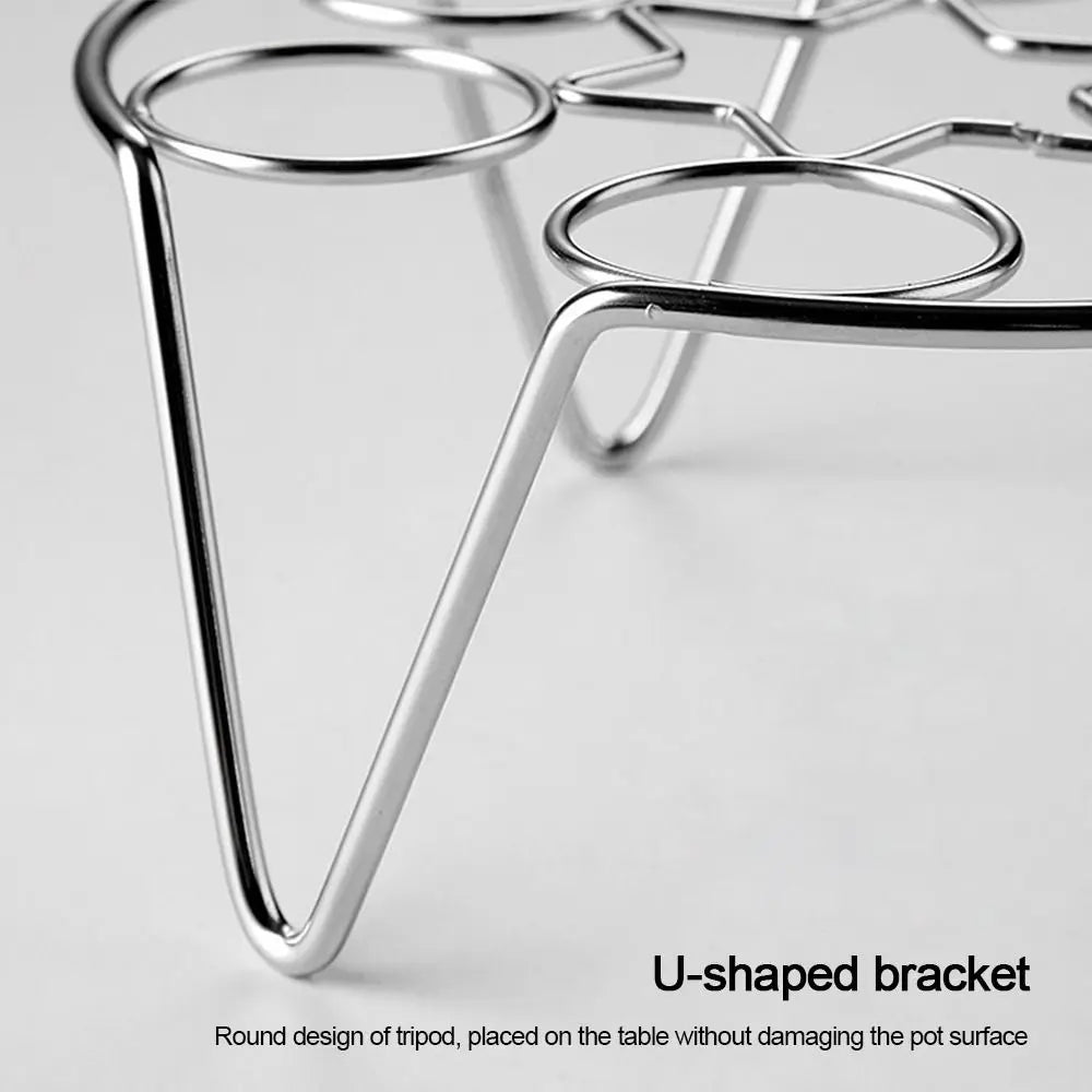 7-Egg Stainless Steel Steamer Rack for Pressure Cooker Egg Steamer Rack Nixie