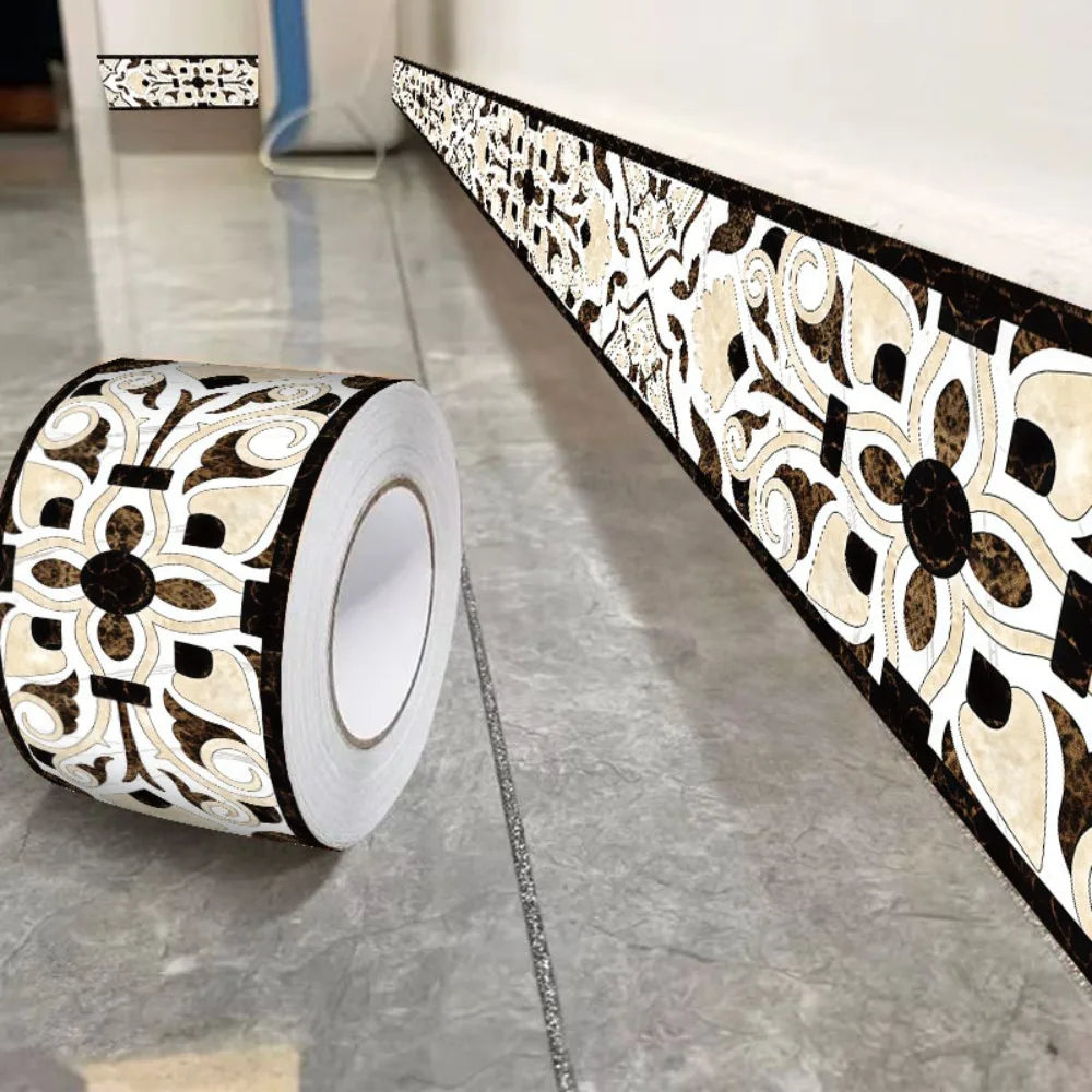 Self-Adhesive Skirting Line Wall Strip 5/10M | 8 Colors