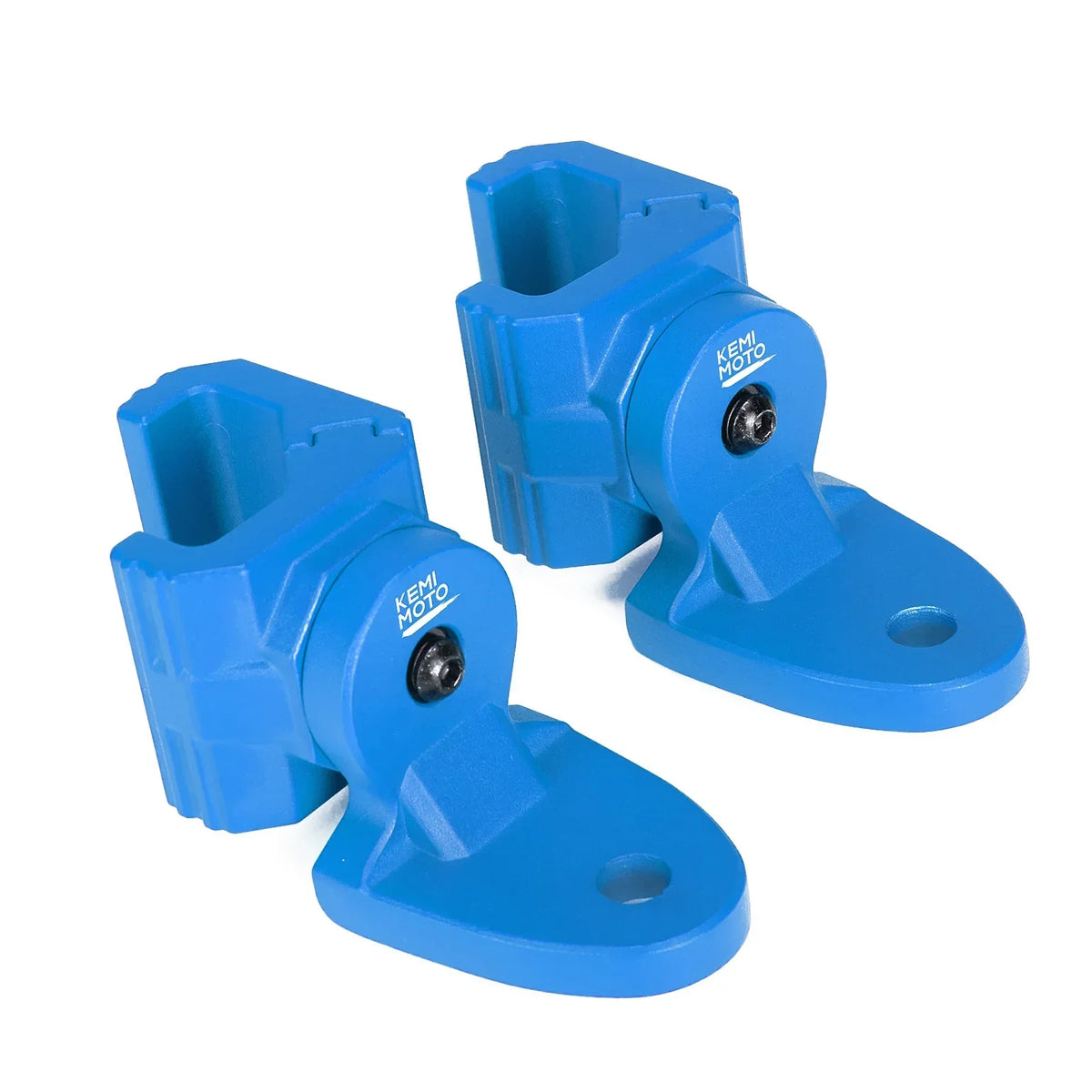 UTV Pro-Fit Cage Whip Light Flag Mount Bracket – Cast Aluminum UTV Light Mount Bracket Nixie 2pcs Blue