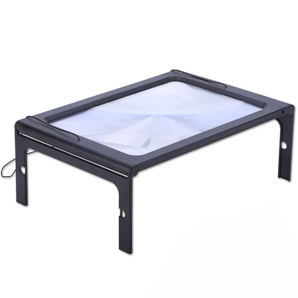 4X LED Full-Page Reading Magnifier with Light for Seniors LED Reading Magnifier Nixie 1-Magnifying Glass