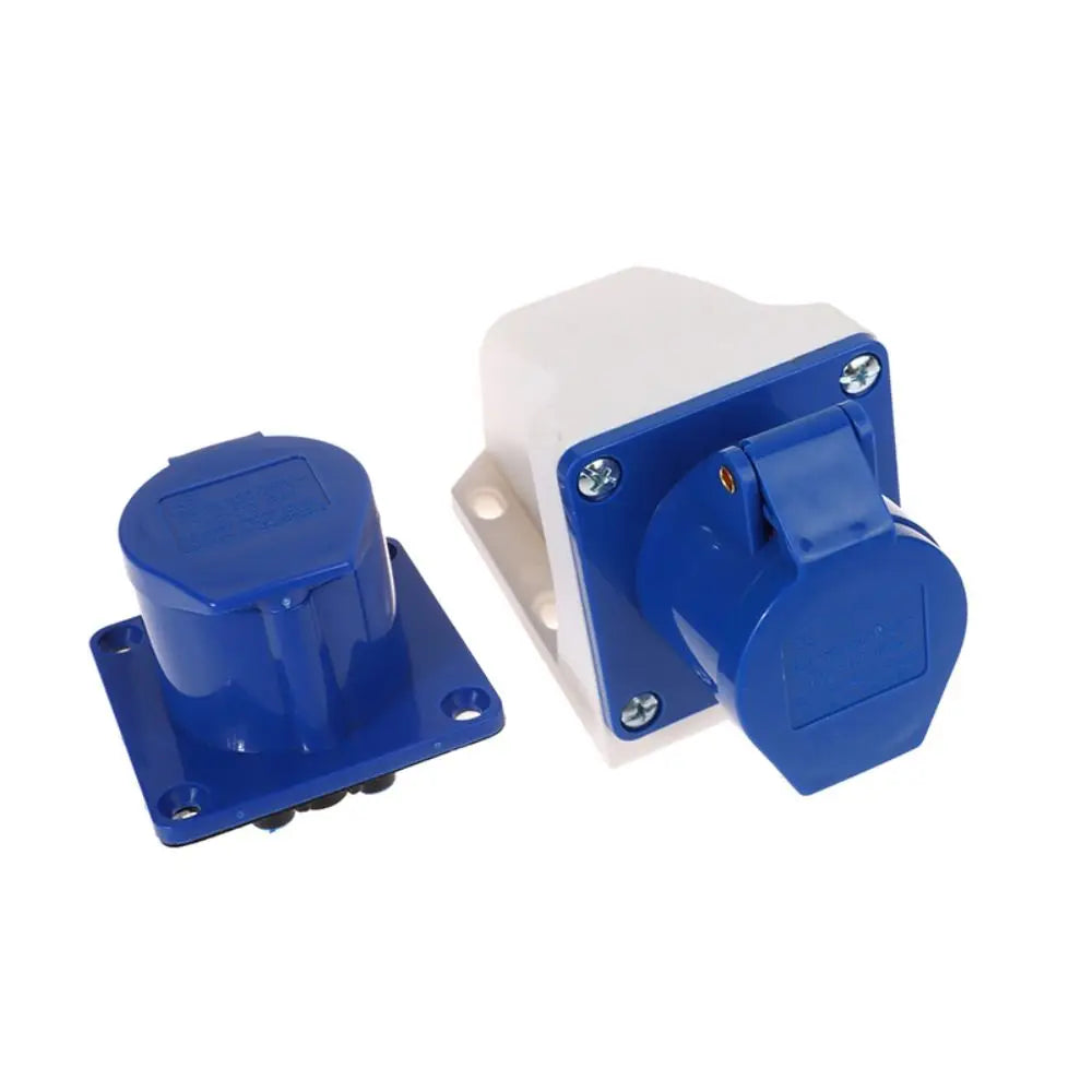 220V 16A Industrial Waterproof Plug 3-Pin IP44 Connector Industrial Waterproof Plug Nixie