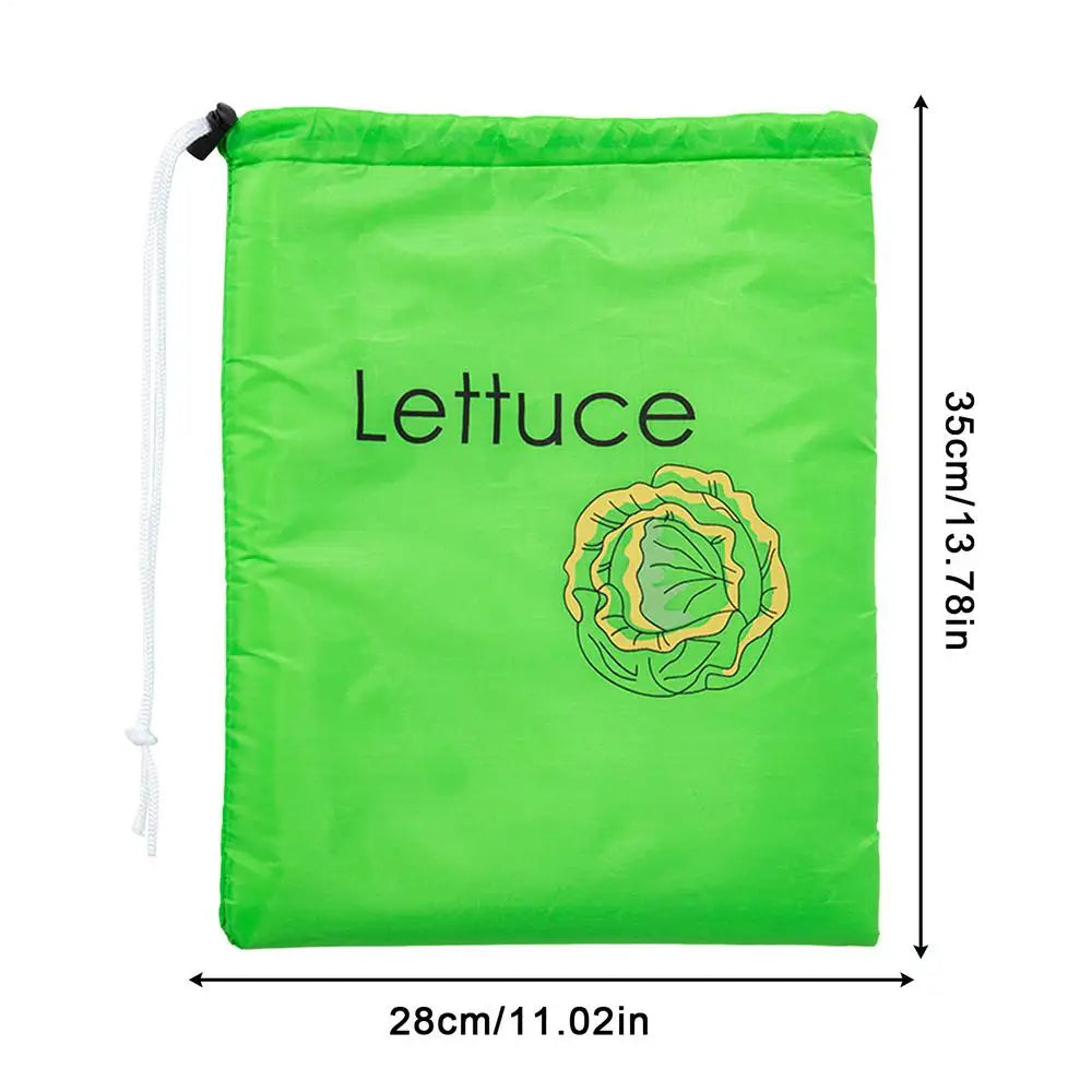 Reusable Produce Storage Bags – Banana & Veggie Freshness Produce Storage Bag Nixie Green