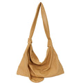 Korean Minimalist Faux Leather Tote Bag | Knotted Design Faux Leather Tote Bag Nixie Yellow