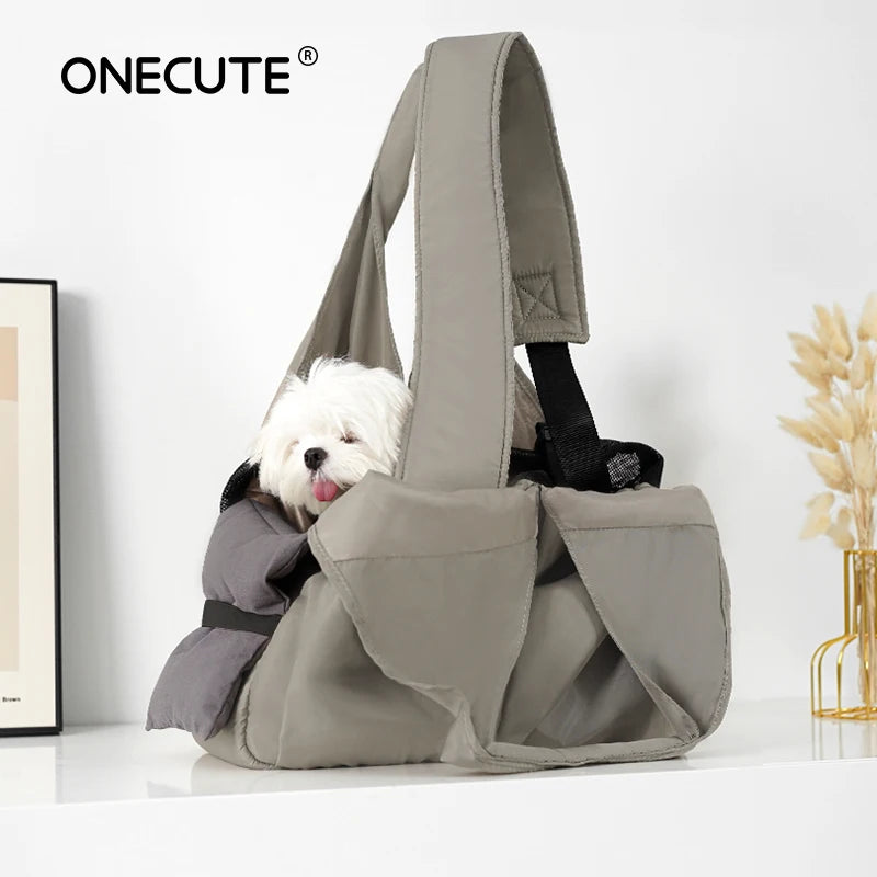 Pet Crossbody Carrier Bag for Small Dogs – 3-Way Carry Dog Carrier Bag Nixie