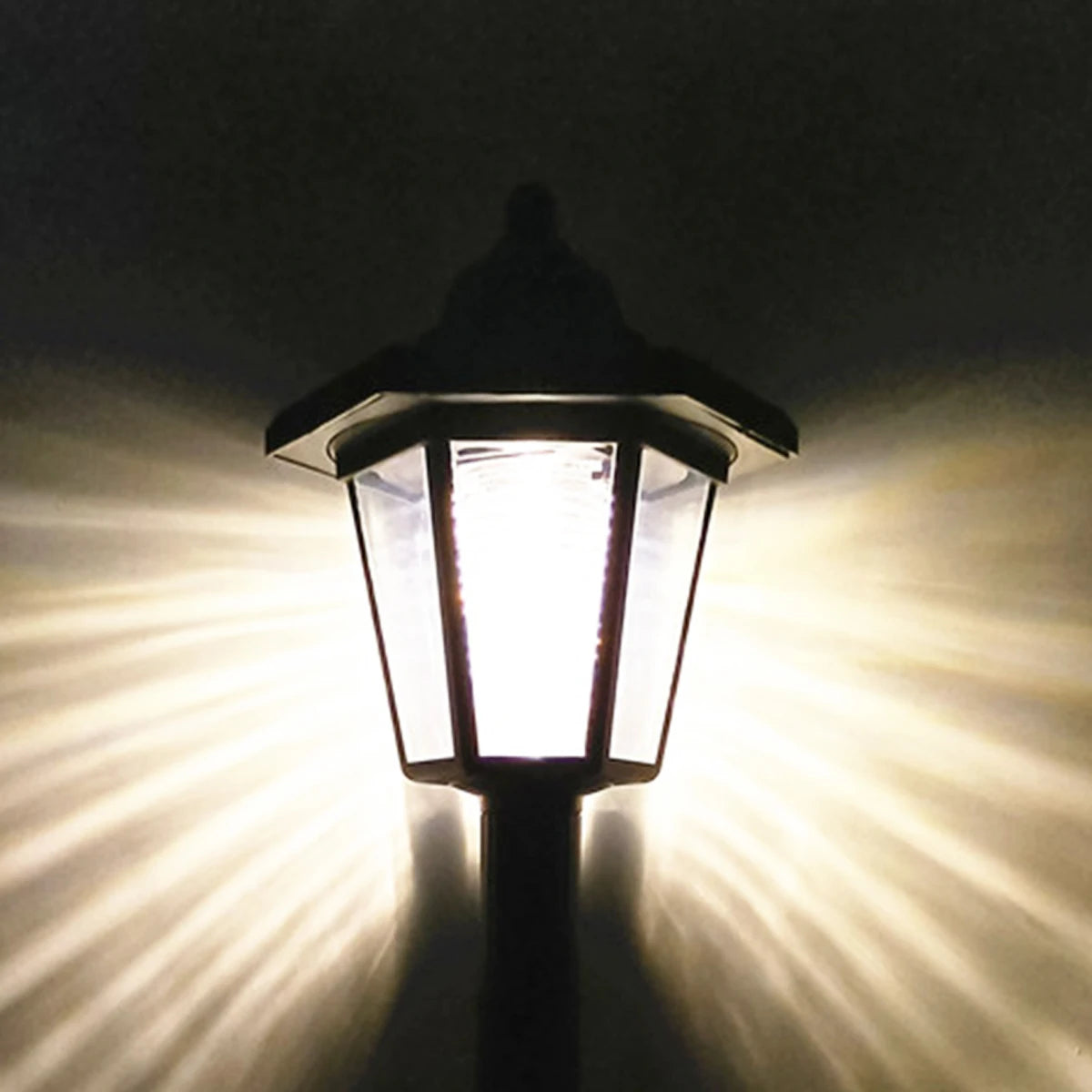 2Pcs Hexagonal Solar LED Wall Lantern – Waterproof Garden Light Solar Wall Lantern Nixie