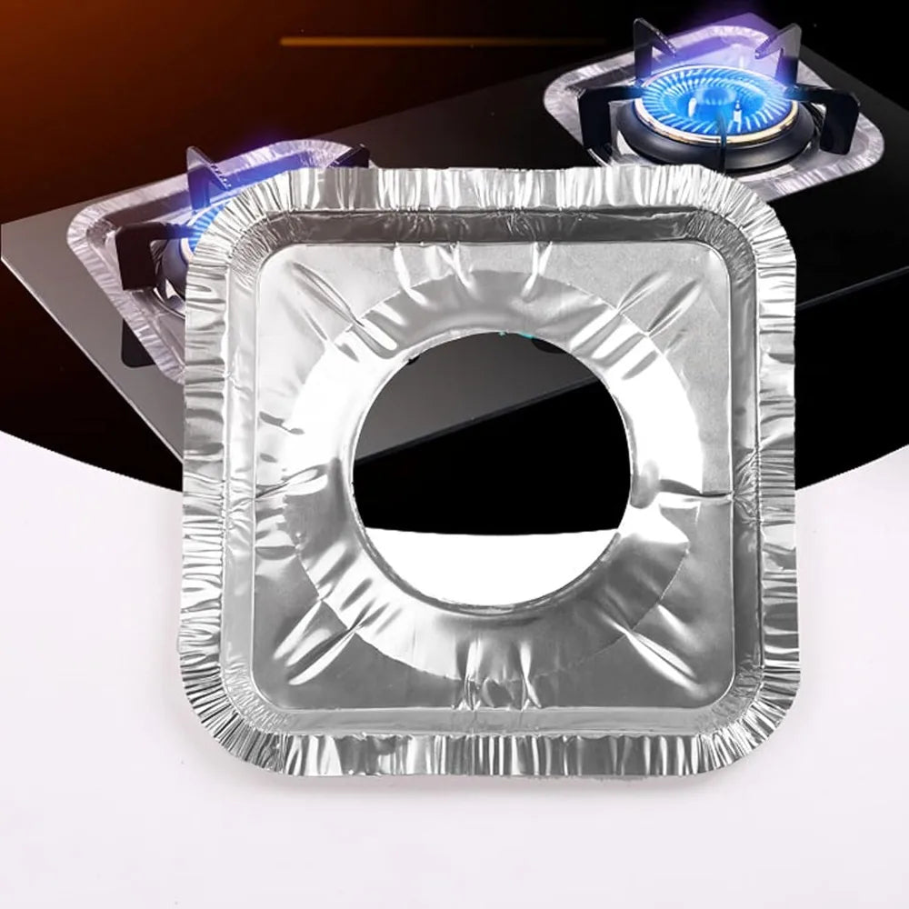 Aluminum Foil Gas Stove Liners – Disposable Covers 10/20 Pcs Stove Liner Cover Nixie