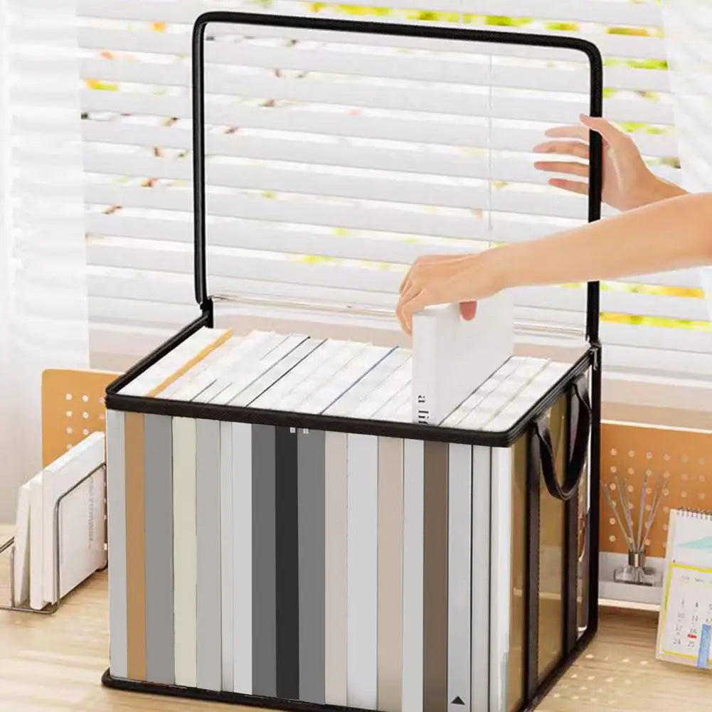 Transparent Storage Bag with Zipper & Handle – Large Capacity Storage Organizer Bag Nixie