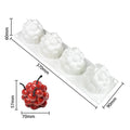 4-Cavity Cherry Cluster Silicone Mold – BPA-Free Dessert Mold Silicone Baking Mold Nixie as the pics