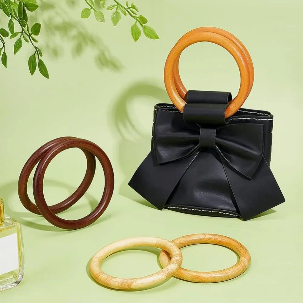 Round Wooden Handbag Handles – DIY Purse Strap Replacement