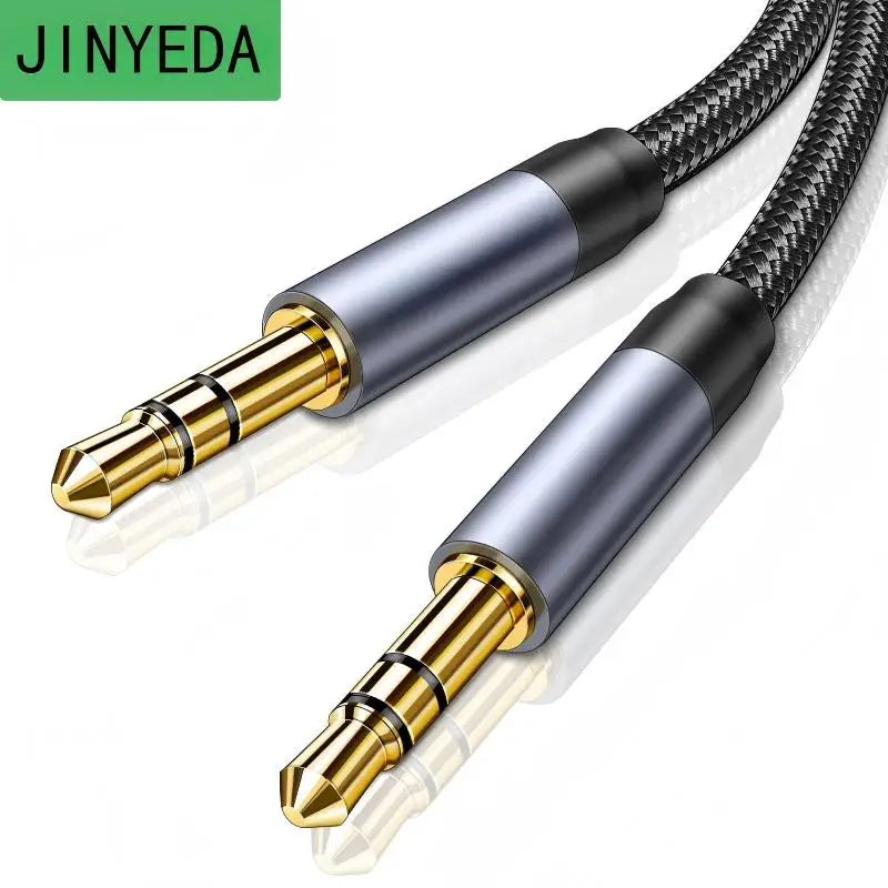 3.5mm Male to Male Aux Audio Cable 3M | Universal Jack Cord Aux Audio Cable Nixie black 1m