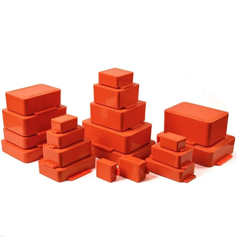 IP67 Waterproof ABS Junction Box – Orange Enclosure, 10 Sizes Waterproof Enclosure Box Nixie