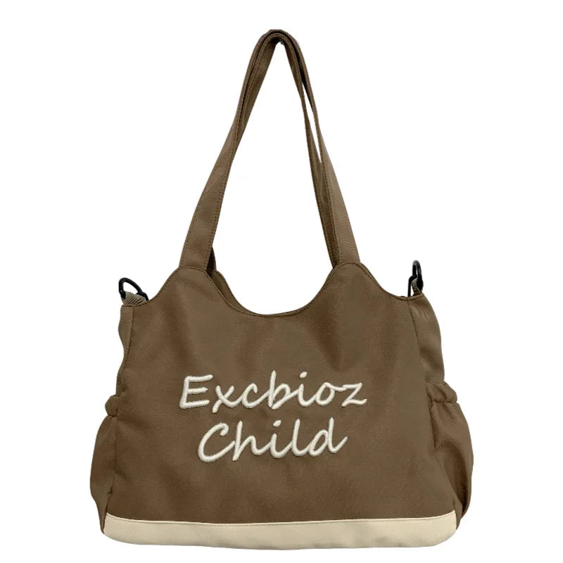 Women's Large Tote Bag – Casual Shoulder & Crossbody Handbag Women's Tote Bag Nixie Khaki
