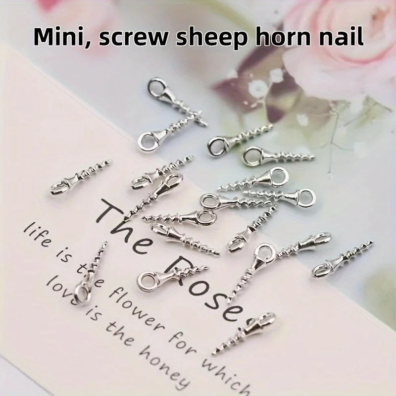 100 Mini Aluminum Eye Screws M2x3 – Wood, Wall & DIY Projects Eye Screws Nixie