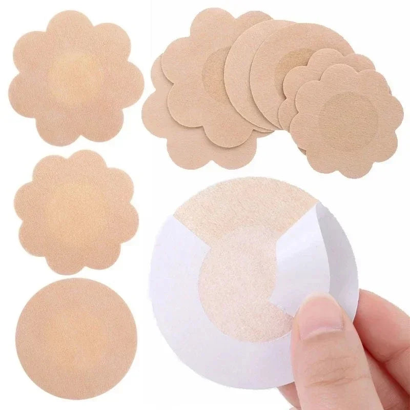 Nipple Cover Stickers Women Invisible Self-Adhesive Breast Pasties Nipple Cover Pasties Nixie
