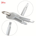 2pcs Mini Phillips Screwdriver Keyring Set – Pocket Repair Tool