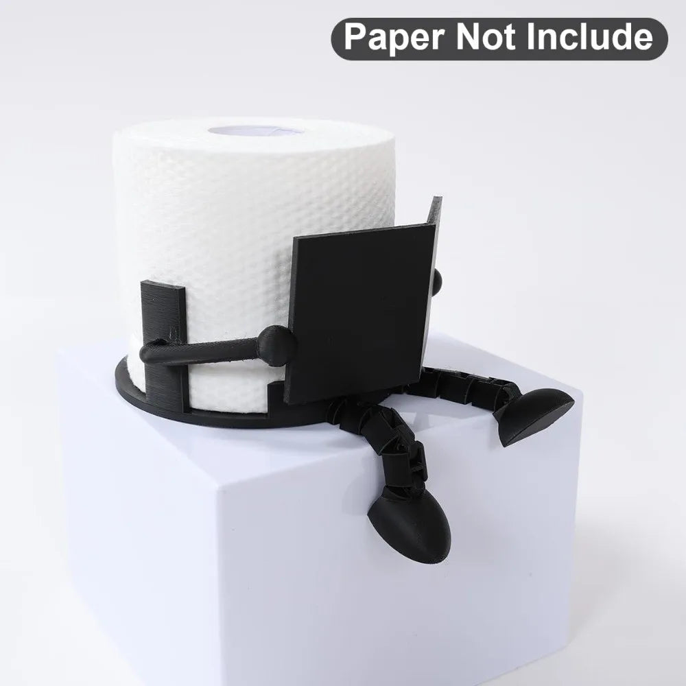 3D Printed Toilet Paper Holder – Freestanding Bathroom Stand Toilet Paper Holder Nixie