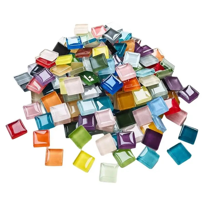 1.5cm Crystal Mosaic Tiles 50 Colors 200g – DIY Craft & Decor Mosaic Craft Tiles Nixie