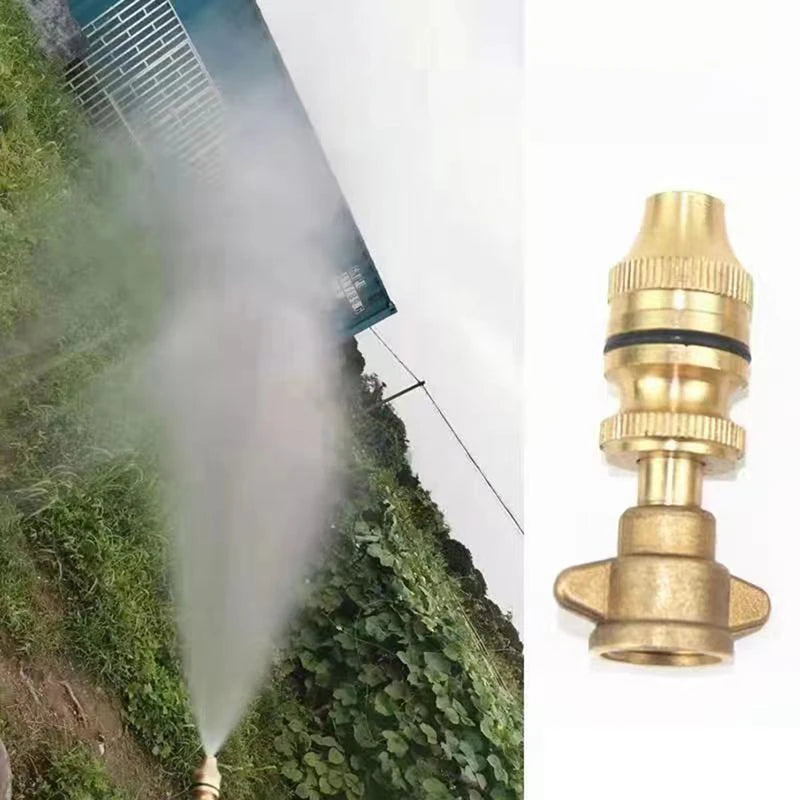 Adjustable Copper Agriculture Irrigation Spray Nozzle 16x41x8mm