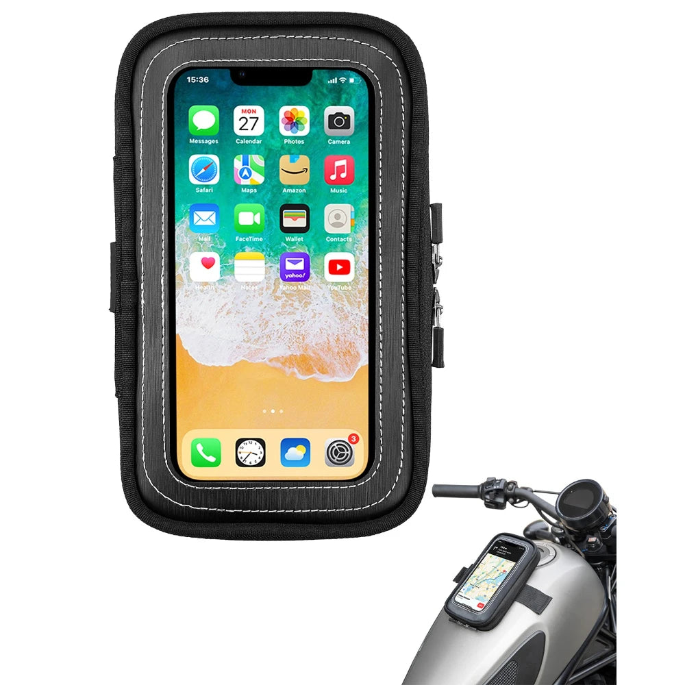Motorcycle Magnetic Tank Bag – 8 Magnets, Phone Pouch to 6.3" Motorcycle Tank Bag Nixie