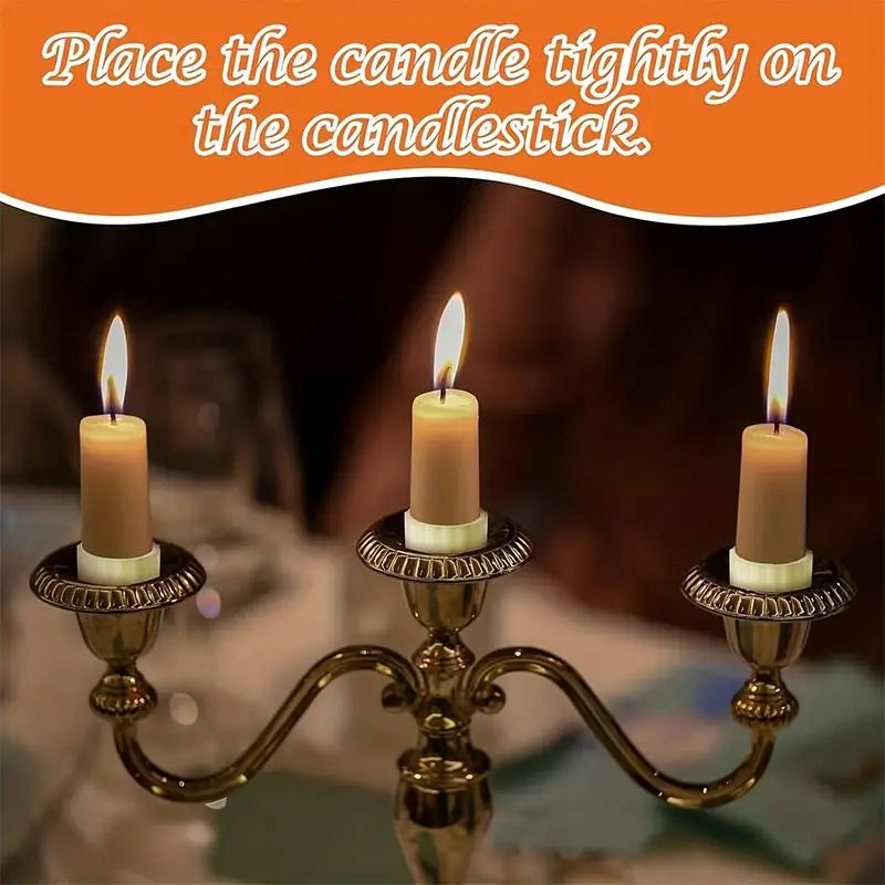 BPA-Free Silicone Candle Stabilizer Sleeves | Non-Slip 5/10 Pcs Candle Stabilizer Sleeves Nixie