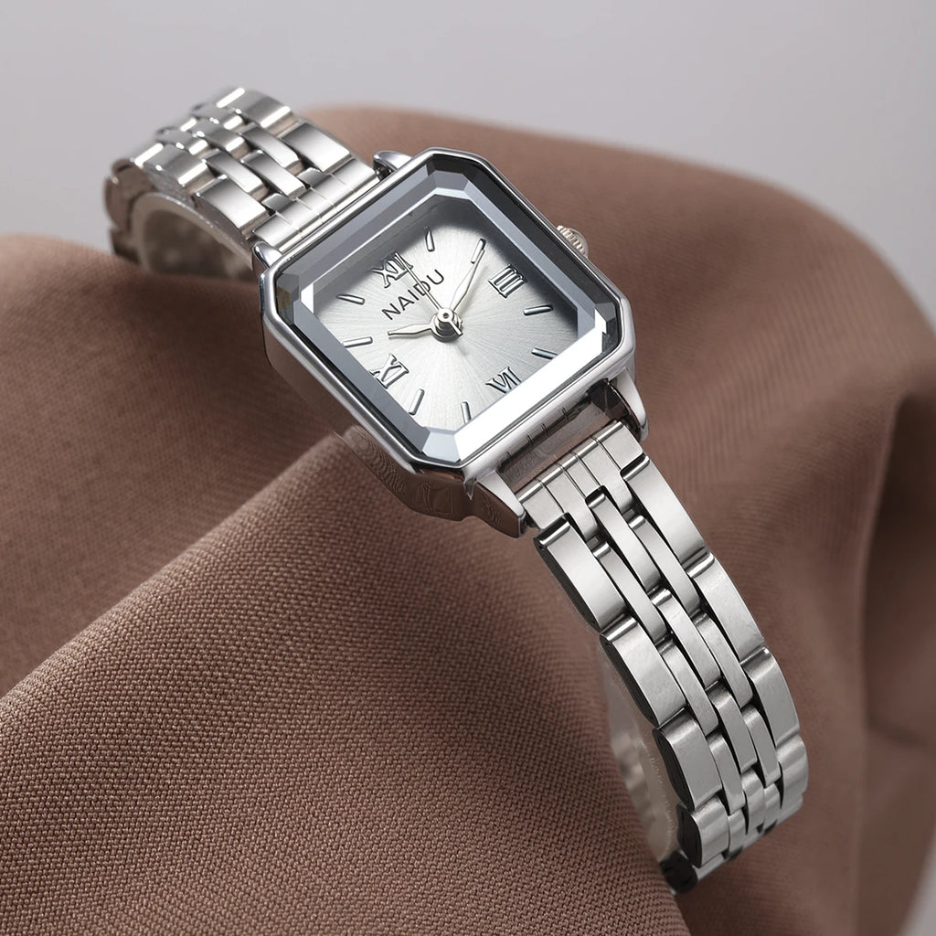 REBIRTH Women's Retro Quartz Watch – Light Luxury Daily Style Women's Quartz Watch Nixie