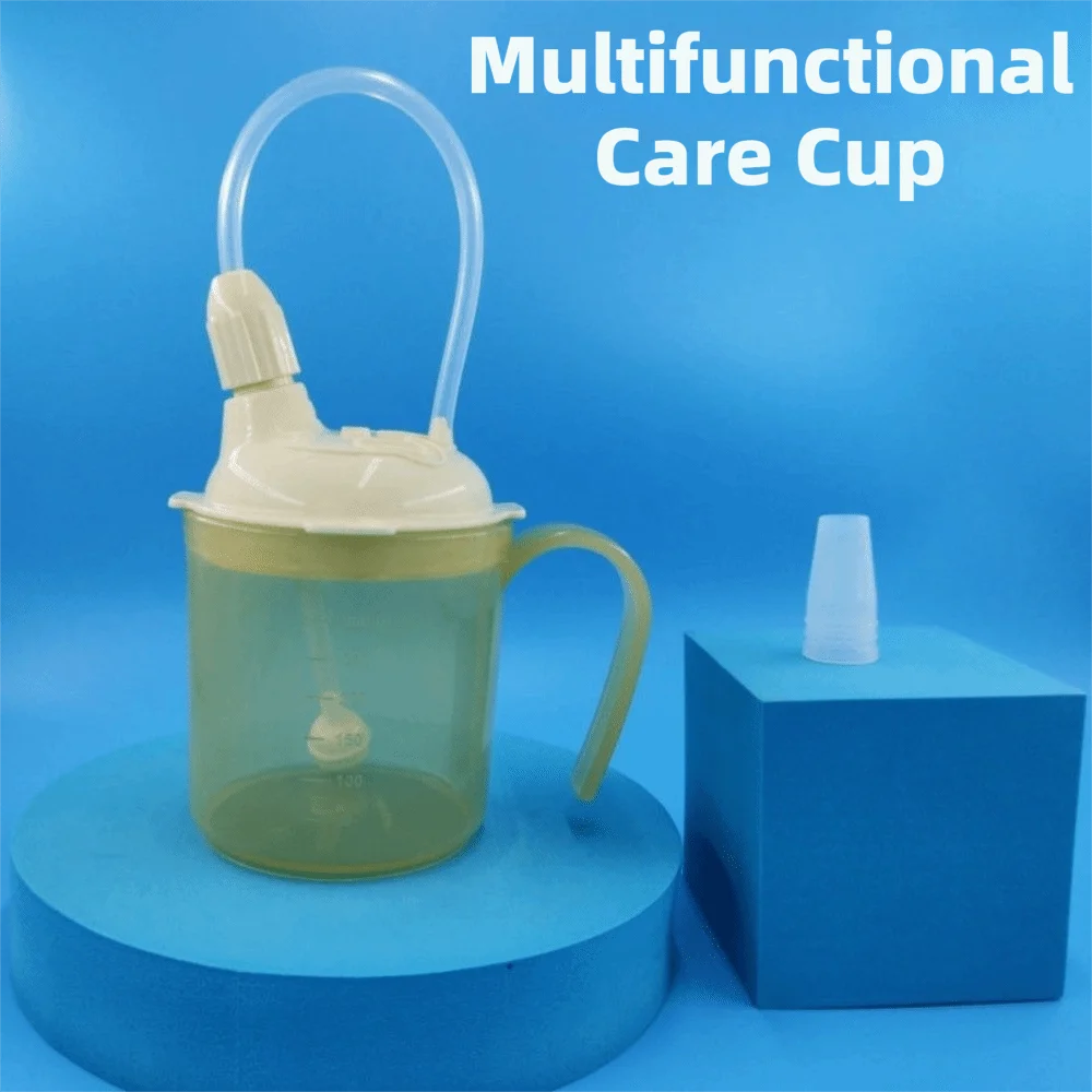 300ml Spill-Proof Straw Cup with Handle – Food Grade Care Mug Care Drinking Cup Nixie