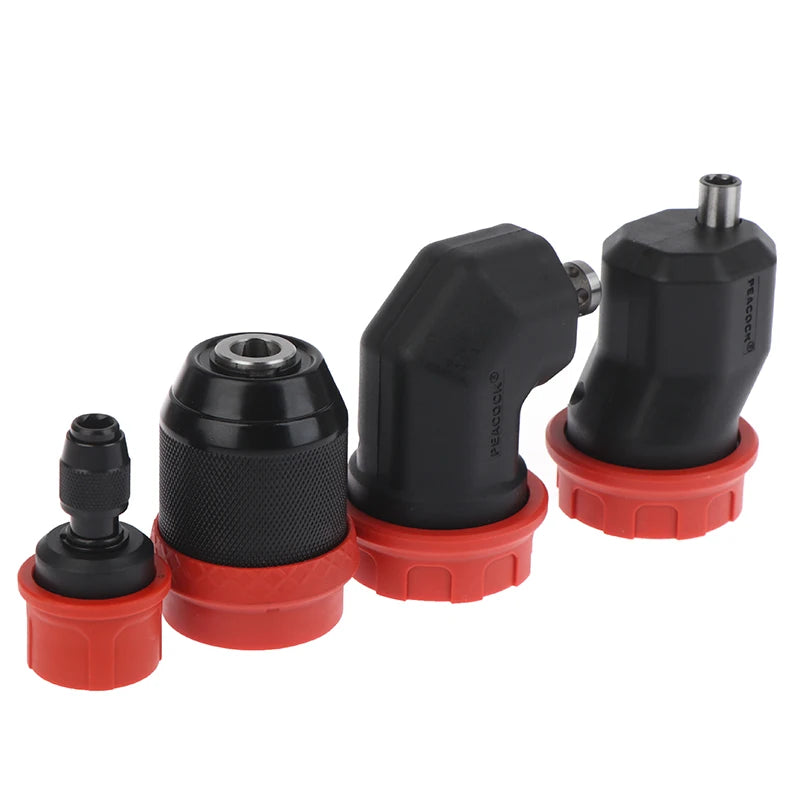 Quick-Release Drill Chuck for 6.35mm Hex Bits | 4 Styles