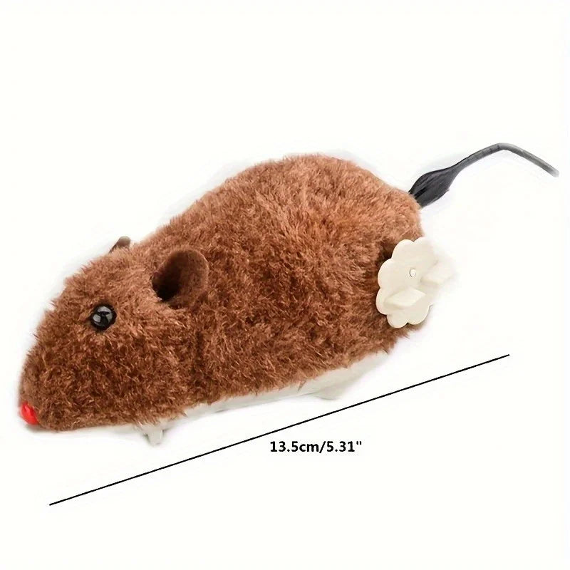 Lifelike Plush Mouse Toy for Cats, Dogs & Kids – Random Color Plush Pet Toy Nixie