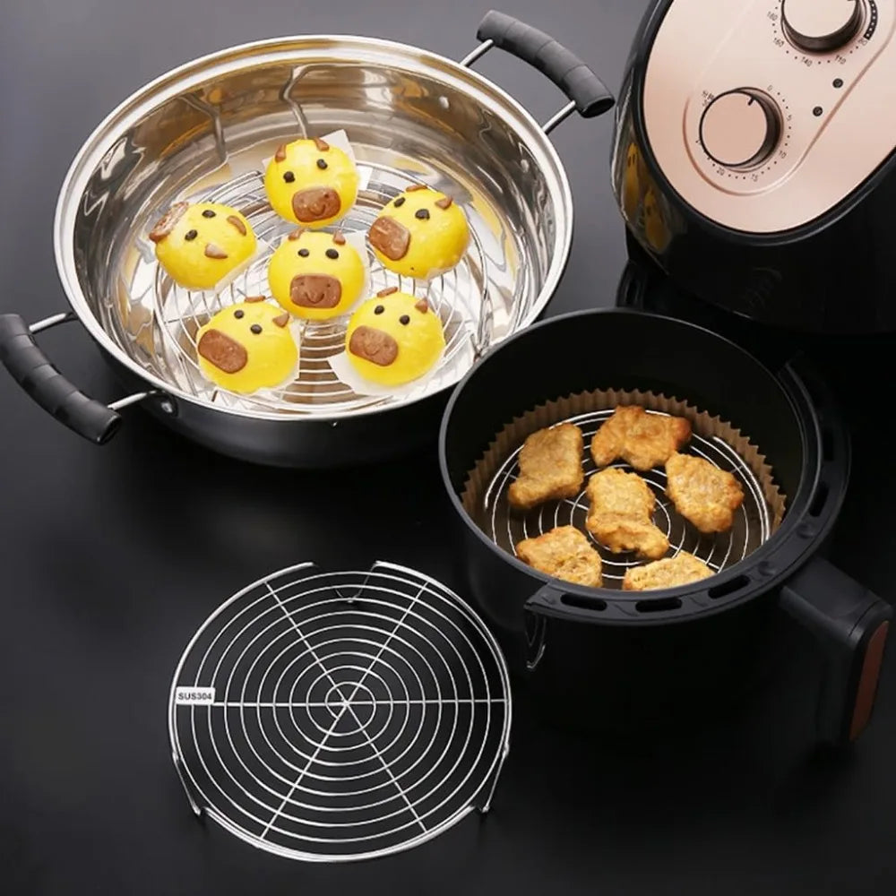 Stainless Steel Steamer Rack Multifunction Steaming Tray Steamer Rack Nixie