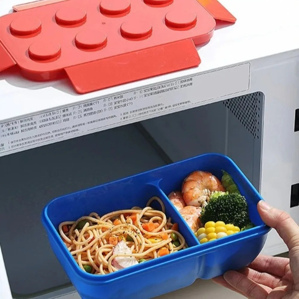 Building Blocks Bento Box – Kids Portable Sealed Lunch Box Kids Bento Lunch Box Nixie