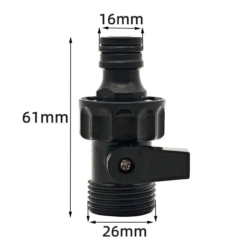 3/4 Inch Rainwater Diverter Kit – Bucket Valve Hose Fittings Rainwater Diverter Kit Nixie A 25MM