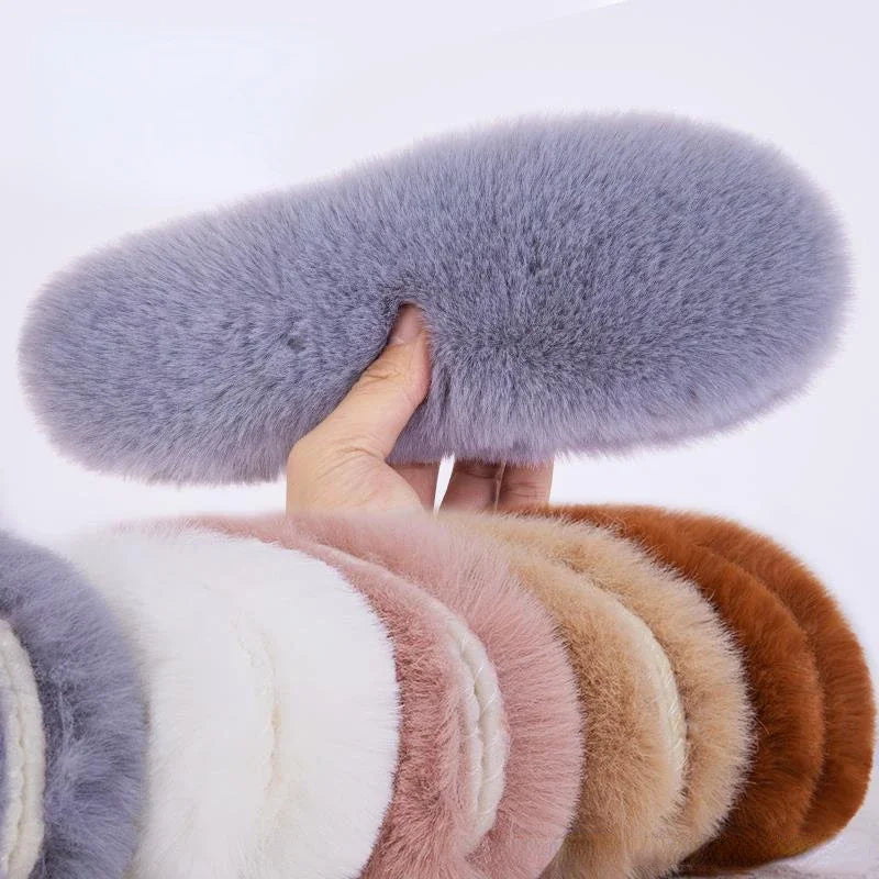 Winter Warm Plush Insoles – Faux Fur Thermal Shoe Pads Thermal Shoe Insoles Nixie