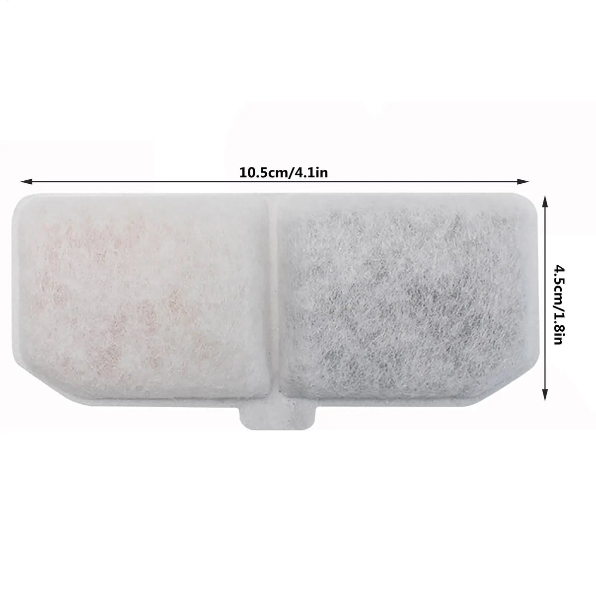 Pet Water Fountain Replacement Filters – Activated Carbon 4/10 Pack Pet Fountain Filter Nixie