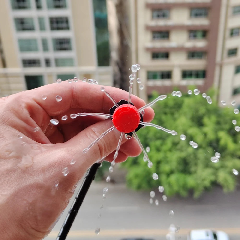 50Pcs Adjustable Micro Drip Irrigation Nozzles 4/7mm Anti-Clog Drip Irrigation Nozzles Nixie