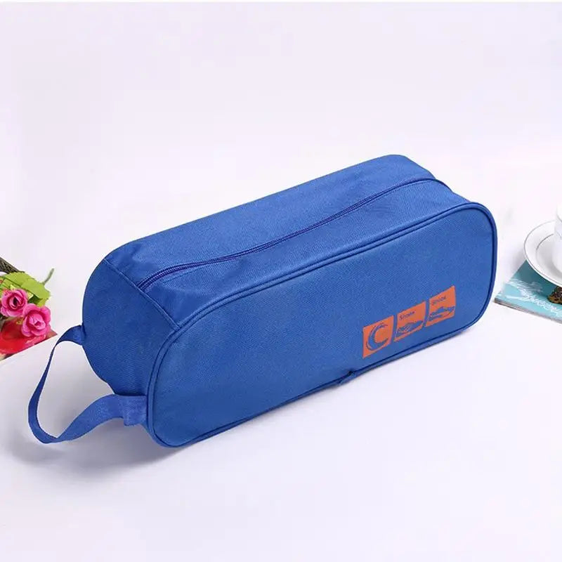 Waterproof Oxford Shoe Bag for Gym, Travel & Sports 33x12cm Shoe Storage Bag Nixie Blue one size
