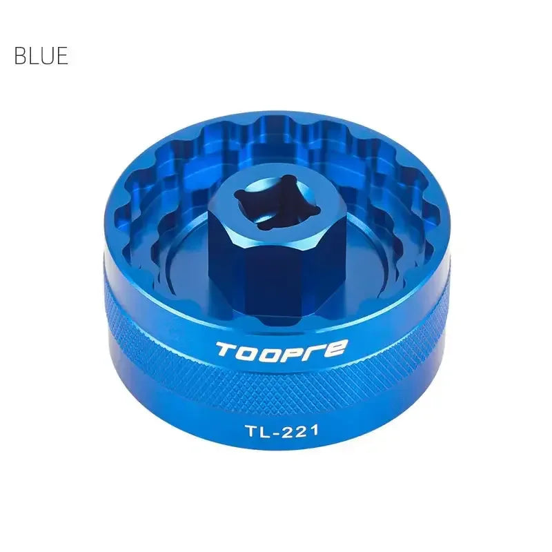 TOOPRE 5-in-1 Bike Bottom Bracket Wrench & BB Remover Tool Bike Bottom Bracket Tool Nixie BLUE Wrench