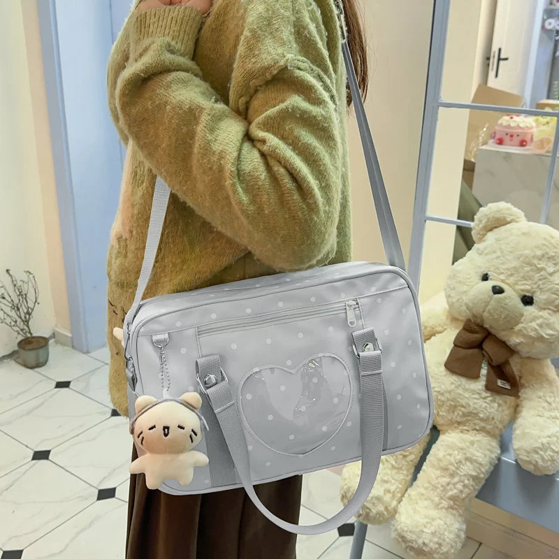 Nixie Large Nylon Crossbody Shoulder Bag for Women – Travel Crossbody Shoulder Bag Nixie