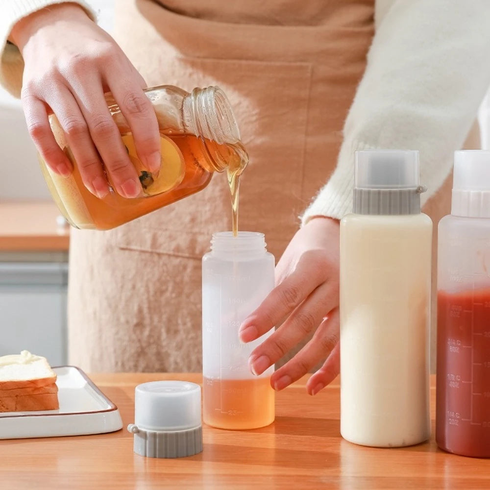 350ml 5-Hole Condiment Squeeze Bottle – Sauce Dispenser