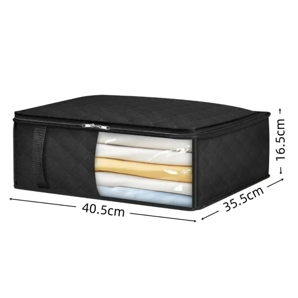 Large Clothes Storage Bag – Zipper, Dust-Proof, Clear Window