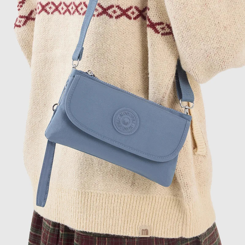 Nixie Waterproof Nylon Crossbody Bag – Large Capacity Satchel Crossbody Bag Nixie