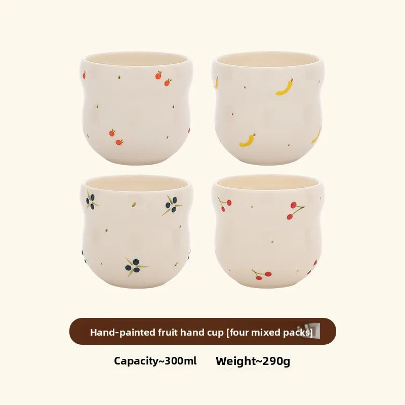 Embossed Ceramic Coffee Mug – Latte Tea & Milk Cup Gift Ceramic Coffee Mug Nixie
