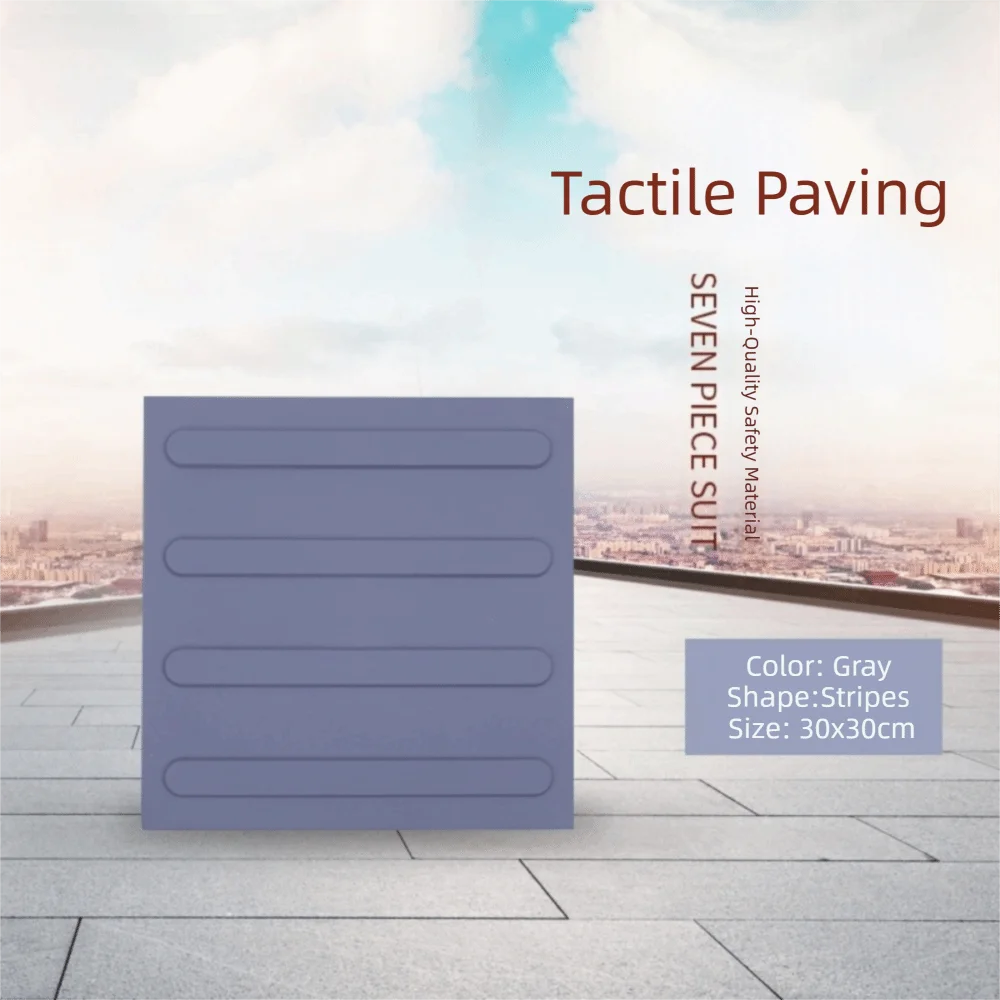 PVC Tactile Paving Blind Road Brick Self-Adhesive Floor Stickers Tactile Paving Tiles Nixie