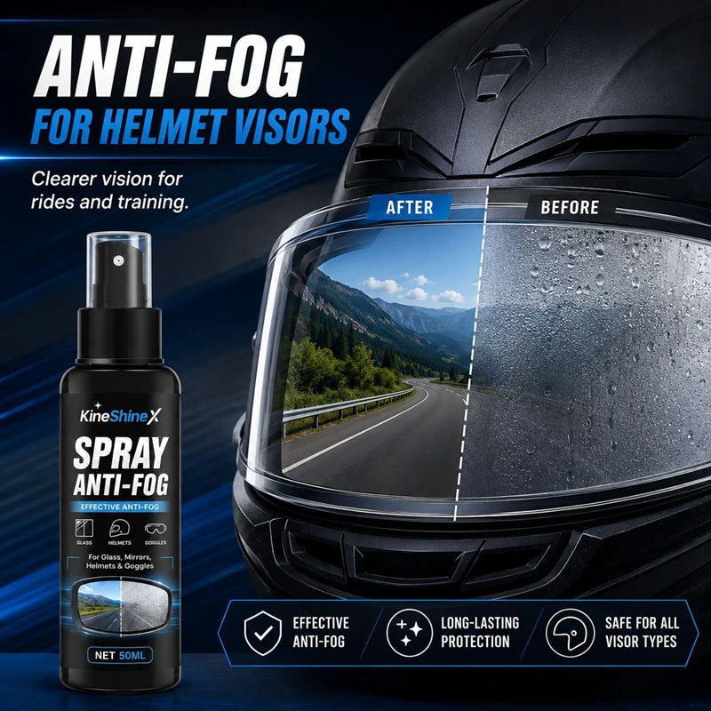 Motorcycle Helmet Anti-Fog Spray | Durable Nano Coating Helmet Anti-Fog Spray Nixie