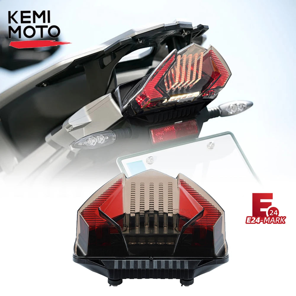 KEMIMOTO LED Tail Light for BMW R1250GS R1200GS ADV E24 Motorcycle Tail Light Nixie
