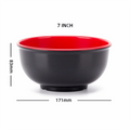 Japanese Style Melamine Bowls – Unbreakable Soup & Salad Bowls Melamine Dining Bowl Nixie 7 in.