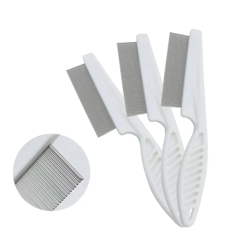 Pet Flea Comb Stainless Steel Dense Tooth for Cats & Dogs Pet Flea Comb Nixie